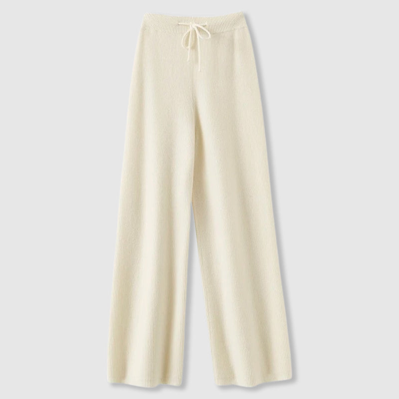 Birgit | Women's Fall Wide Leg Knit Trousers