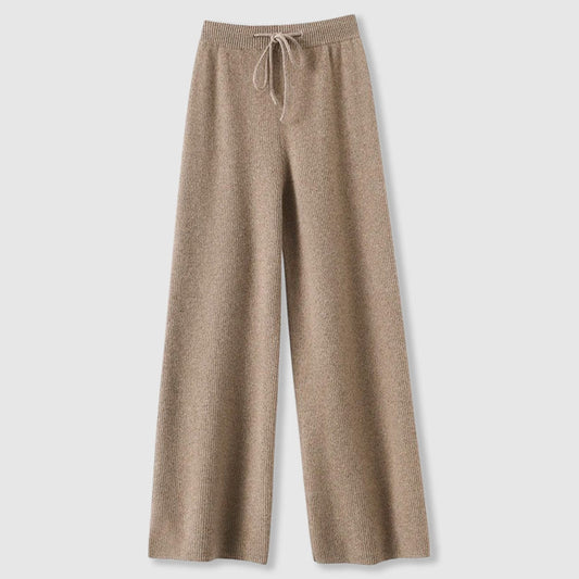 Birgit | Women's Fall Wide Leg Knit Trousers