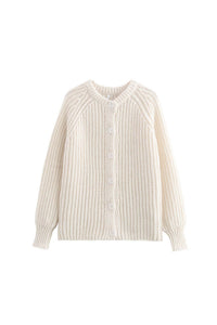 Solid Color Botton Down Cardigan