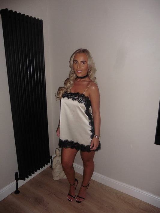 MAYE SATIN MINI DRESS