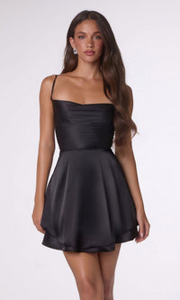 Amoris Satin Mini Dress
