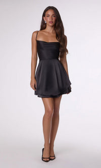 Amoris Satin Mini Dress