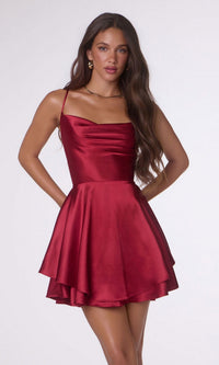 Amoris Satin Mini Dress