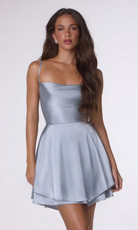 Amoris Satin Mini Dress