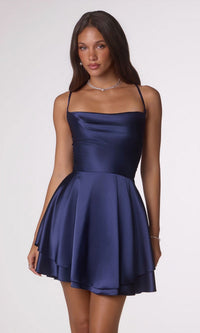 Amoris Satin Mini Dress