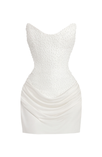 Marina Mini Dress - Ivory