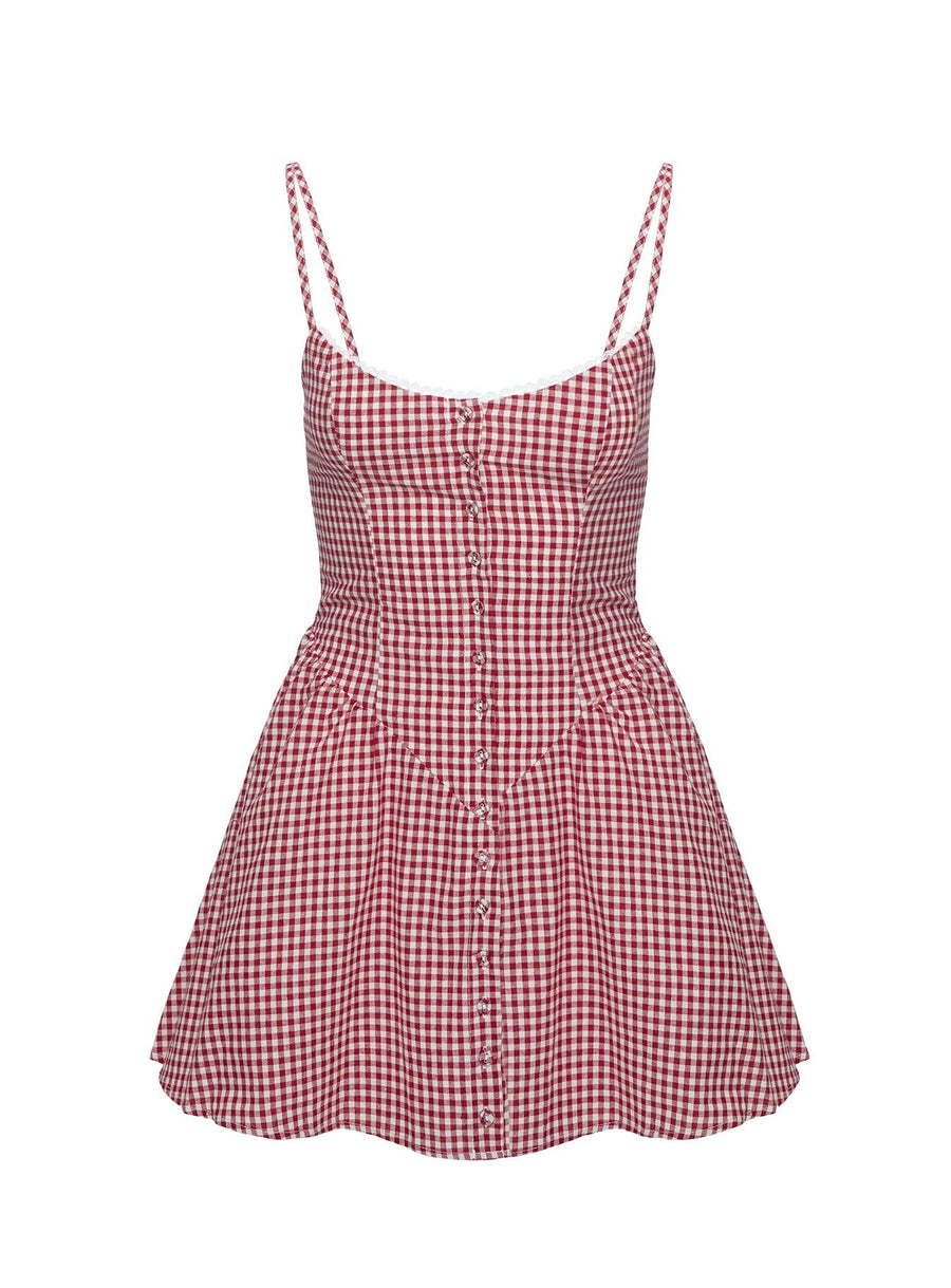 Toulouse Gingham Mini Dress