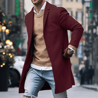 Klaus | Men's Sharp Collar Everyday Coat