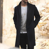 Klaus | Men's Sharp Collar Everyday Coat