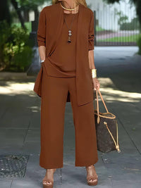 Jessica | Women's Casual Long Sleeve Relaxed Fit Set