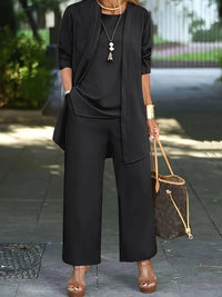 Jessica | Women's Casual Long Sleeve Relaxed Fit Set