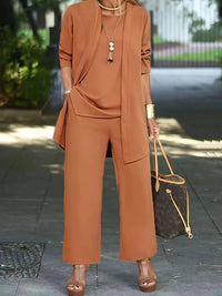 Jessica | Women's Casual Long Sleeve Relaxed Fit Set
