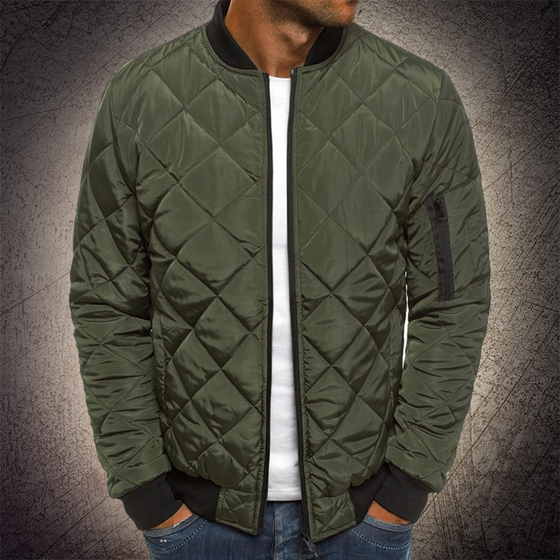 Gunnar | Men's Classic Full Zip Quilted Jacket