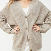 Sarah | Women's Classic Button Knit Cardigan