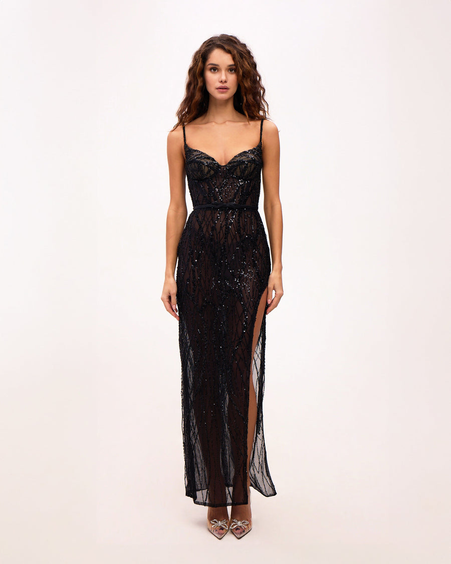 Milla Satin Maxi Dress