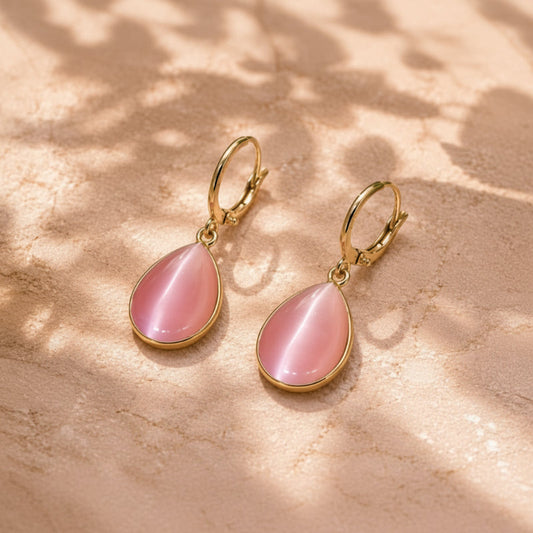 Exquisite Teardrop Stone Earrings