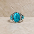 Opulent Oval Turquoise Ring