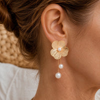 Ethereal Ginkgo Leaf Earrings
