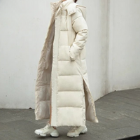 Women's Long Quilted Winter Parka Coat