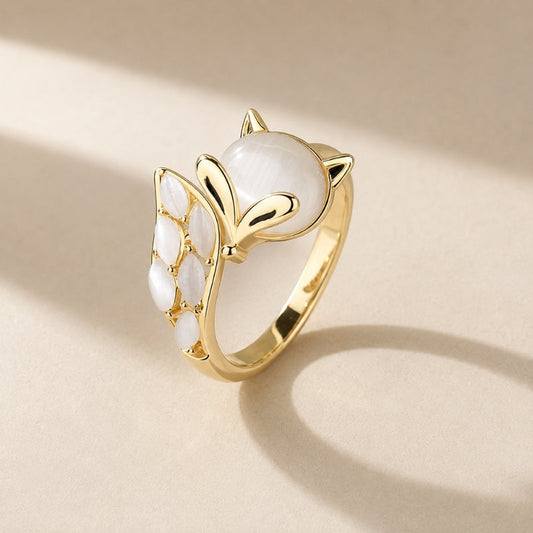 Radiant Gold Adjustable Ring