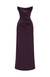 Claudine Maxi Dress – Plum