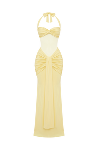 Zelie Maxi Dress – Lemon