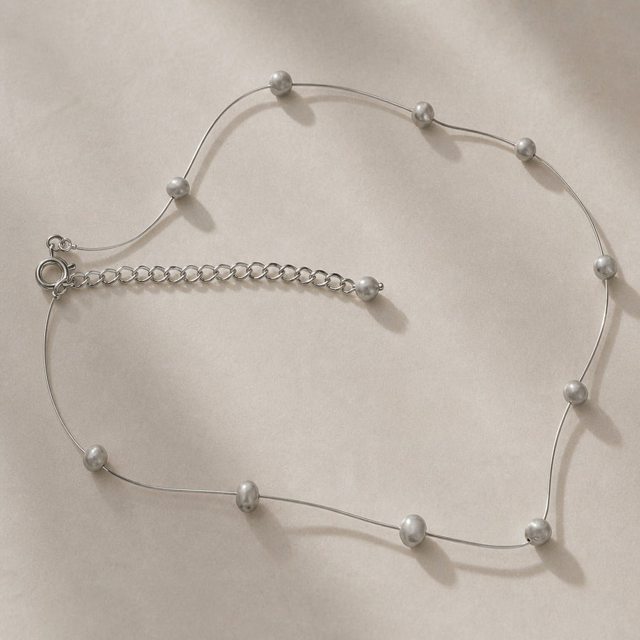 Couture Chain Beads Necklace