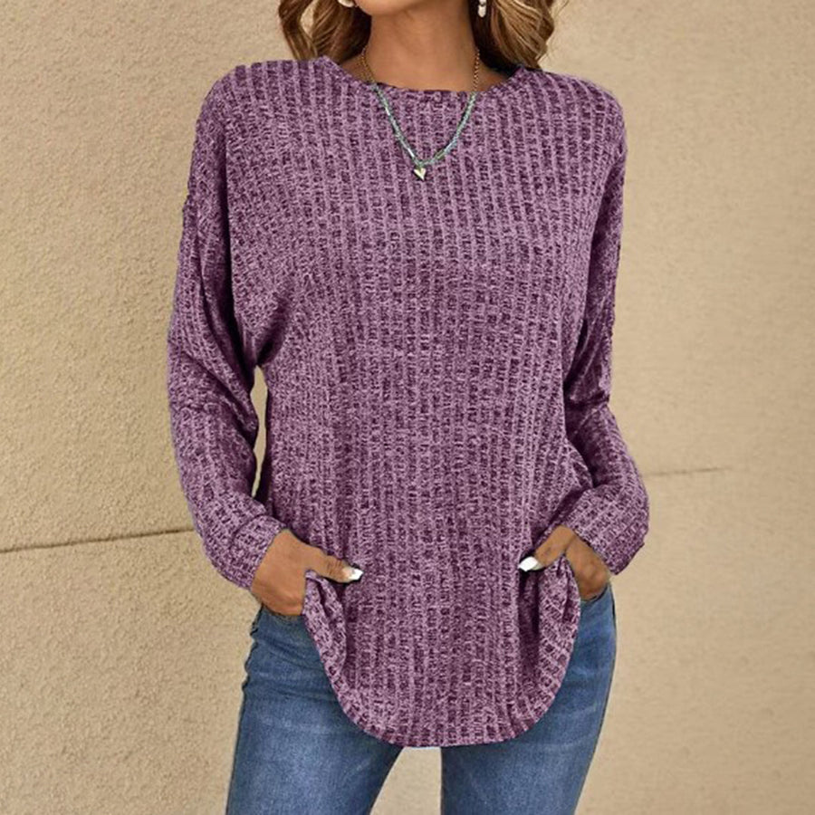 Maya | Women's Relaxed Fit Jumper Long Sleeve Crew Neck Sweater