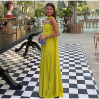 Classy A line Sweetheart Chiffon Long Prom Dresses Formal Summer Wedding Guest Dresses Wedding Guest Outfit