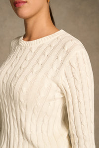 Long Sleeve Cable Knit