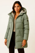 NORA | HOODED LONGLINE PUFFER JACKET