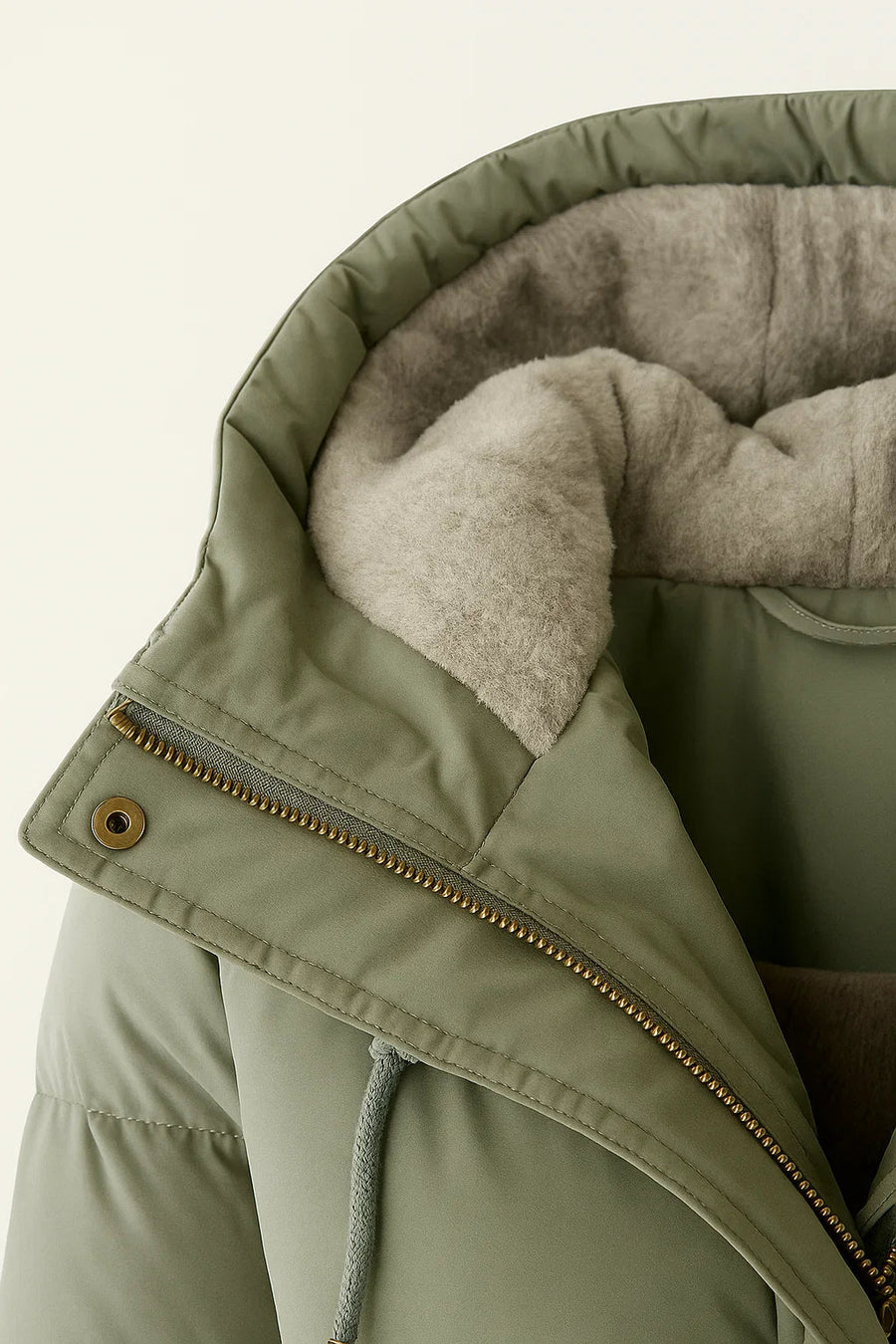 NORA | HOODED LONGLINE PUFFER JACKET