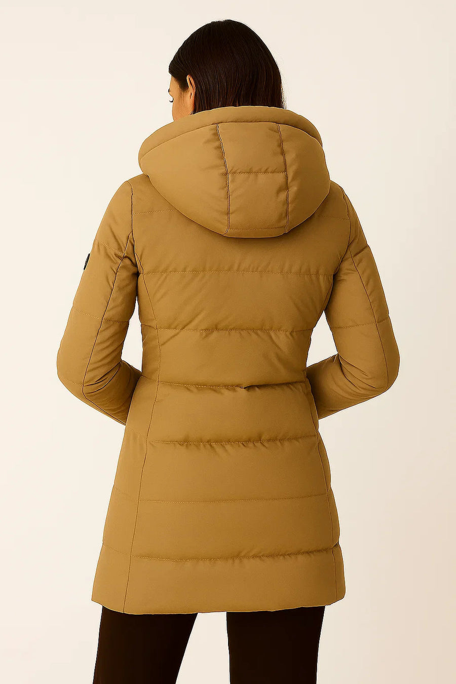 NORA | HOODED LONGLINE PUFFER JACKET