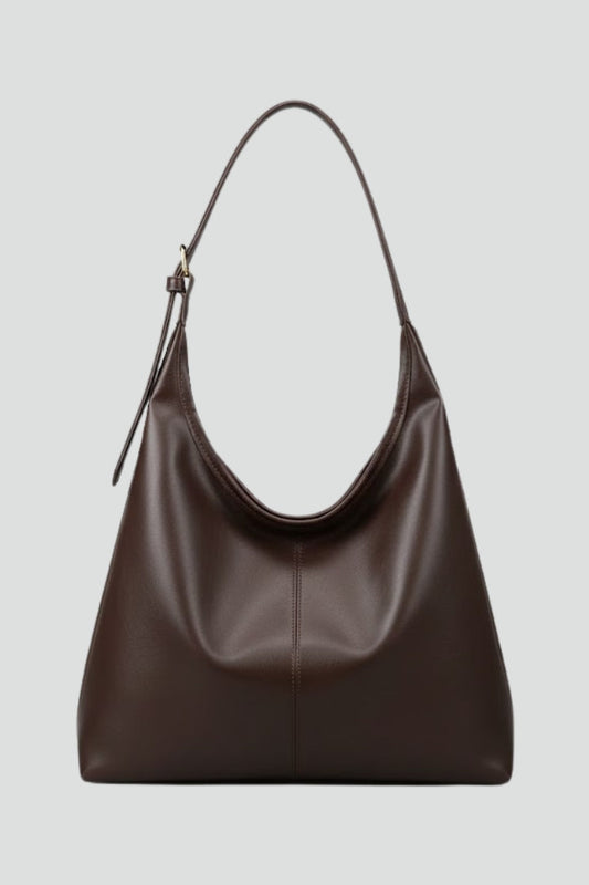 Jacqueline | Women's Classic Faux Leather Tote Bag with Large Inner Pocket