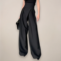 Camille | Women's High Waisted Wide Leg Trousers