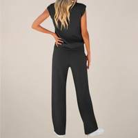 Viola | Women's Spring Sleeveless Top and Relaxed Trouser Set