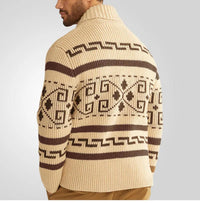 Lukas | Men's Casual Warm Patterned Cardigan