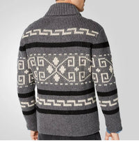 Lukas | Men's Casual Warm Patterned Cardigan