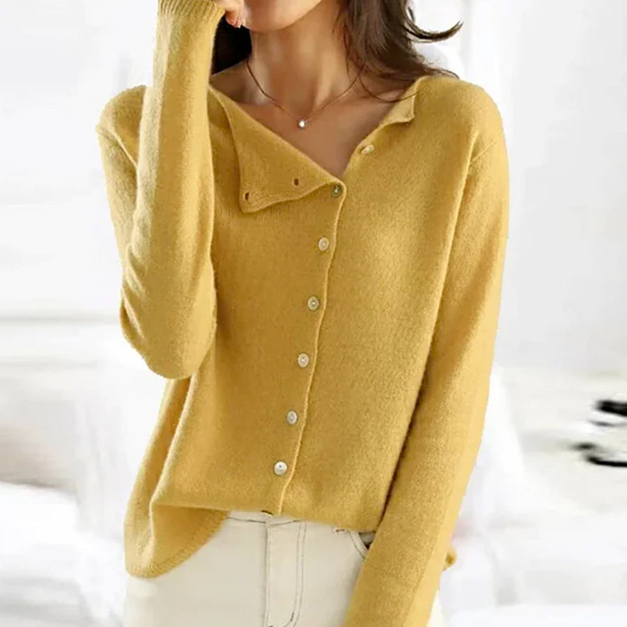 Regine | Women's Relaxed Fit Winter Button Cardigan