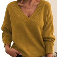 Edith | Women's Relaxed V-Neck Sweater