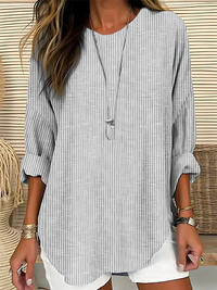 Cecilia | Trendy Striped Blouse