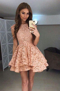 Ophelia Lace A-Line Mini Dress