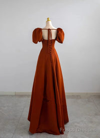 Isabelle Satin A-Line Formal Dress