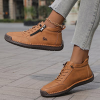 Elfriede | Women's Comfort Lace-Up Zip Shoes
