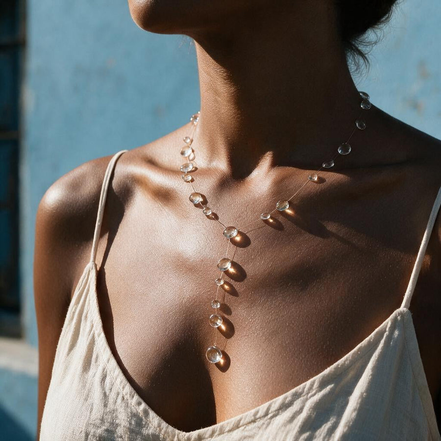 Serein Handcrafted Drops Necklace