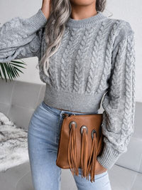 Margot Cable-Knit Sweater Dress