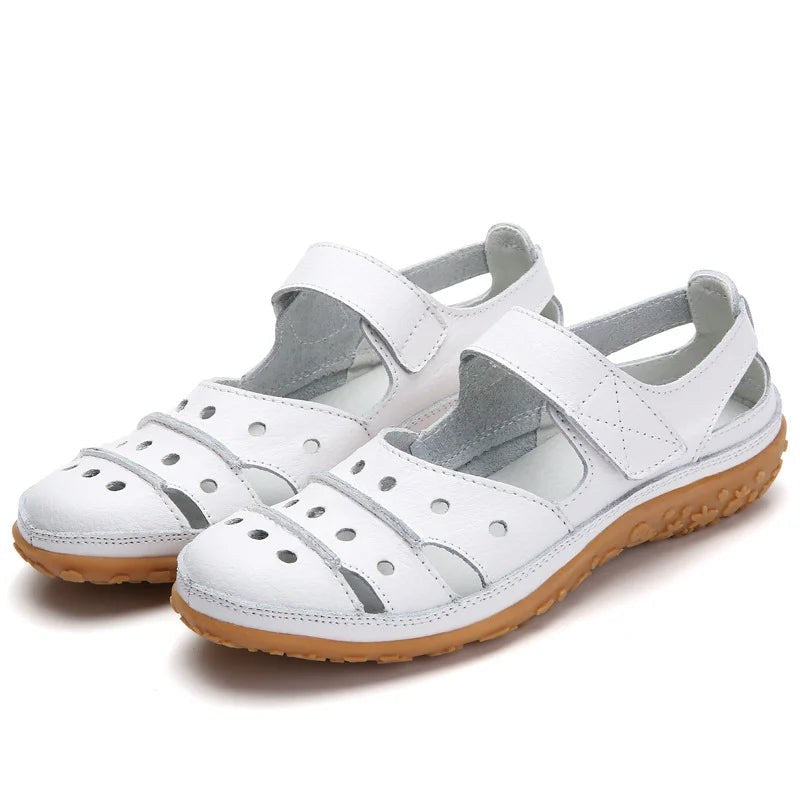 Abel Comfortable Sandals in White