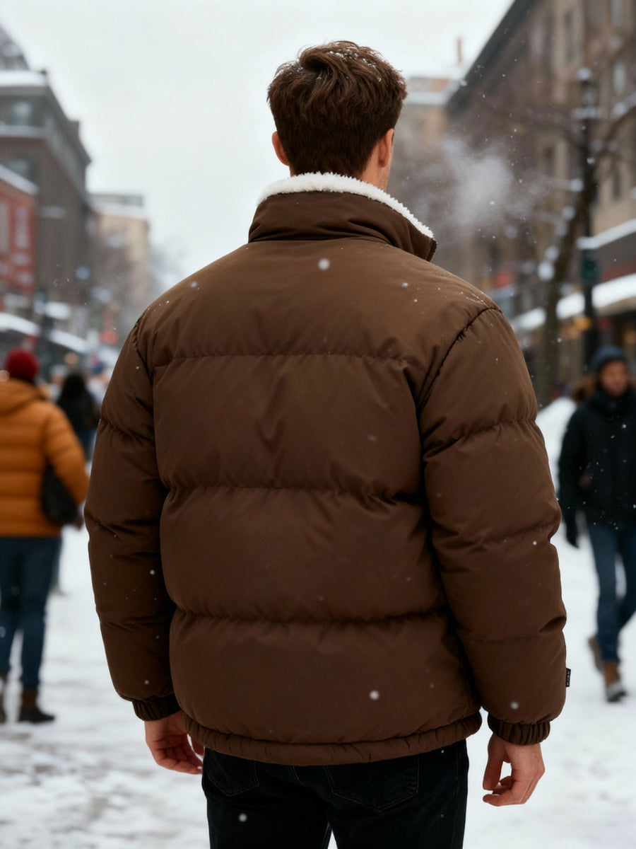 Abel Warm Jacket in Brown