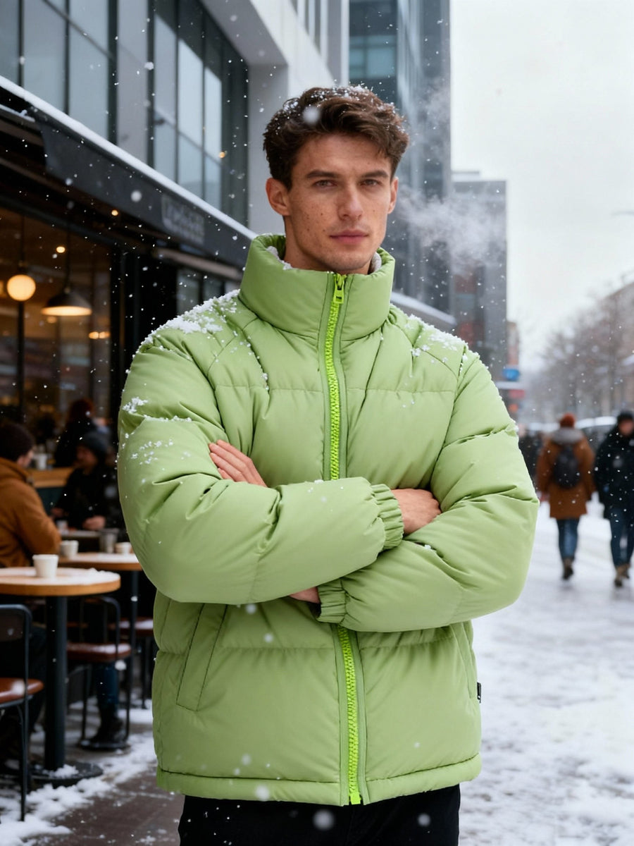 Abel Warm Jacket in Green