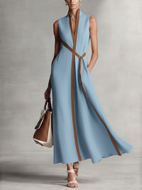 Women's Flowing Wide Skirt Evening Dress